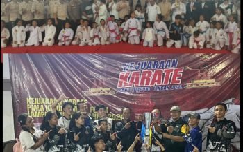 Tampil Gemilang, INKANAS BERSATU Sabet Juara Umum III di Kejuaraan Karate Piala Ketua Umum FORKI LAMTENG