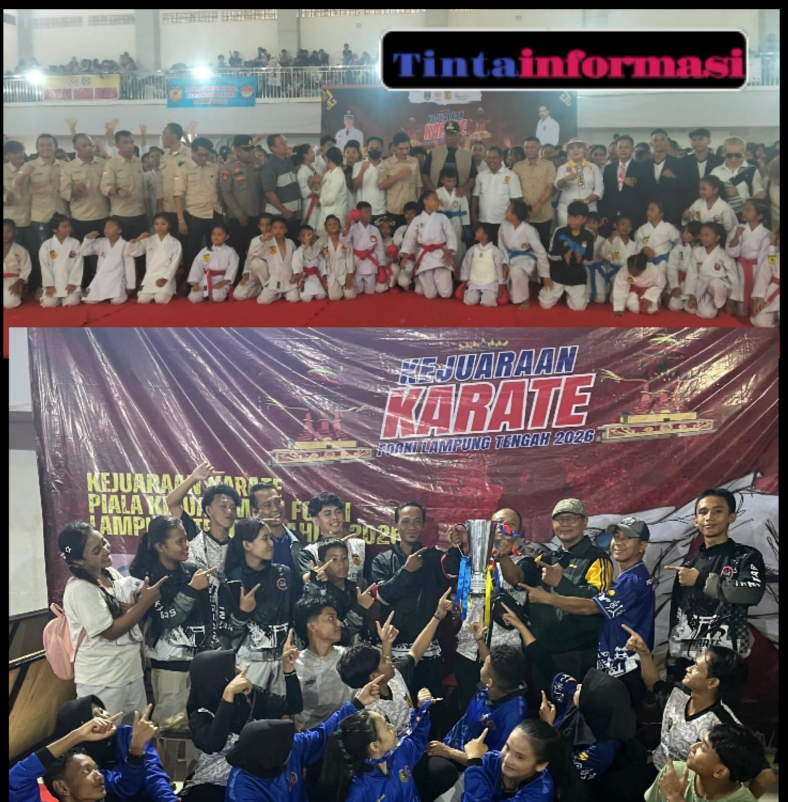 Tampil Gemilang, INKANAS BERSATU Sabet Juara Umum III di Kejuaraan Karate Piala Ketua Umum FORKI LAMTENG