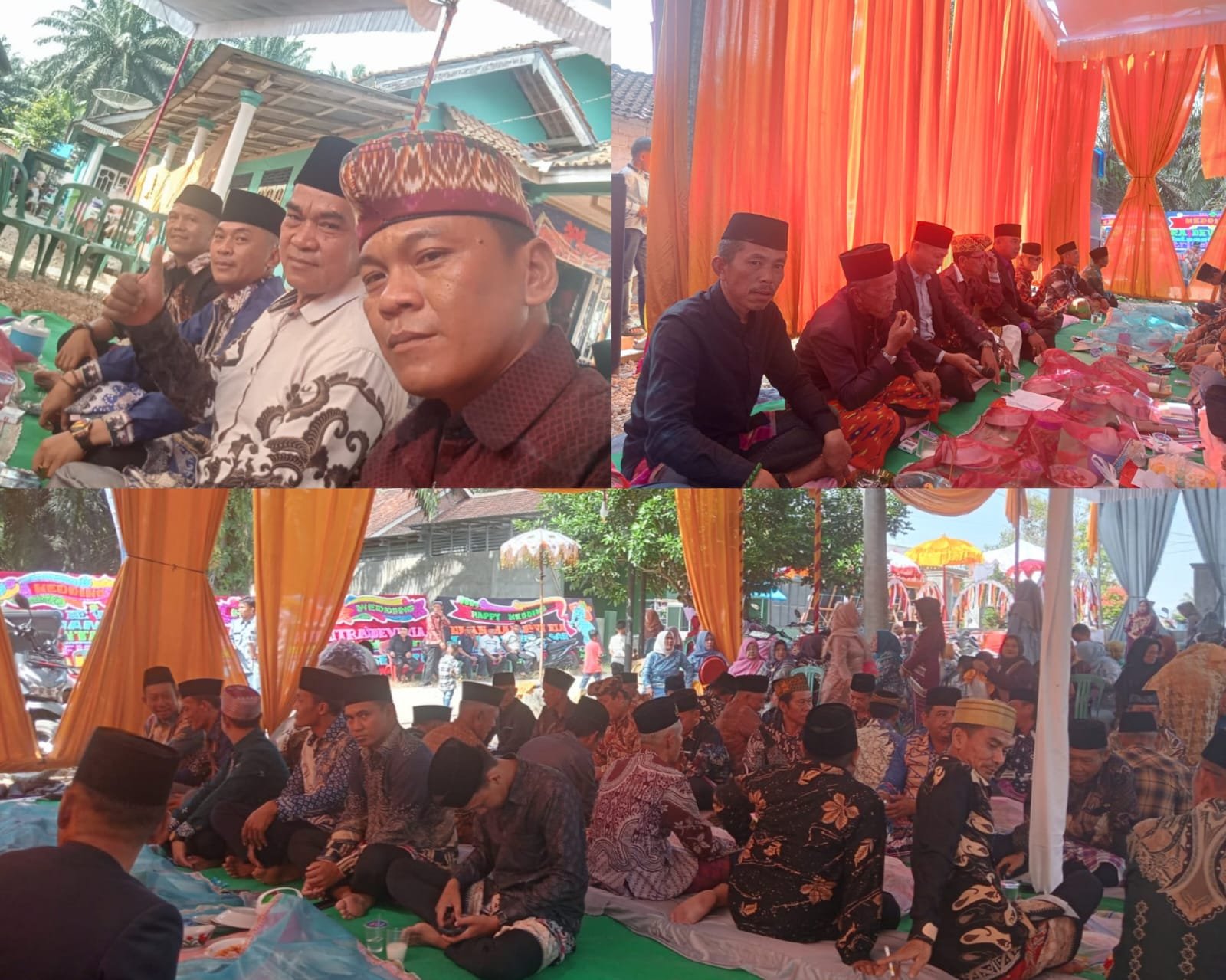 Giat Adat Lampung “Anjau Anjak Batang Pangkal” Warnai Pernikahan Dian Saputra dan Devi Ria