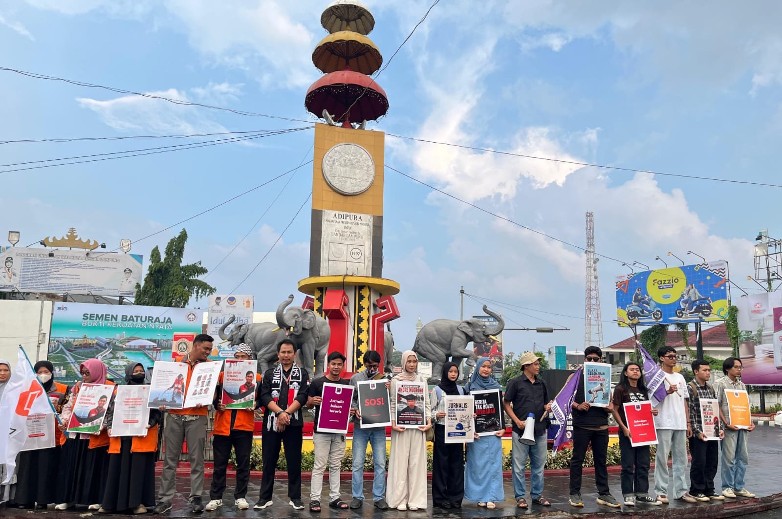 AJI Bandar Lampung Mengecam Penahanan Jurnalis Indonesia oleh Militer Israel Dalam Misi Kemanusiaan ke Gaza