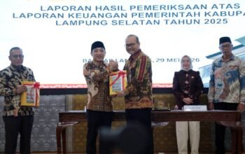 Konsistensi Satu Dekade, Lampung Selatan Kembali Pertahankan Opini WTP ke-10 dari