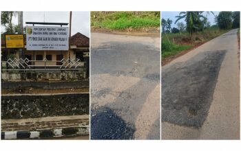 Pemeliharaan Jalan Provinsi di Lampung Utara Diduga Dikerjakan Asal-asalan
