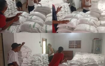 Bantuan Pangan Kampung Kalirejo Lampung Tengah: Tiap KPM Dapat 20 Kg Beras + 4 Liter Minyak Goreng