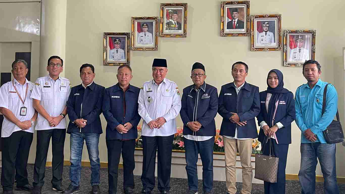 Audiensi JMSI, Bupati Tanggamus Dorong Kolaborasi Media untuk Percepatan Pembangunan Daerah