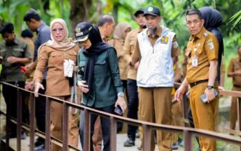 Bupati Pesawaran Nanda Tinjau Sejumlah Infrastruktur di Kecamatan Punduh Pedada dan Marga Punduh