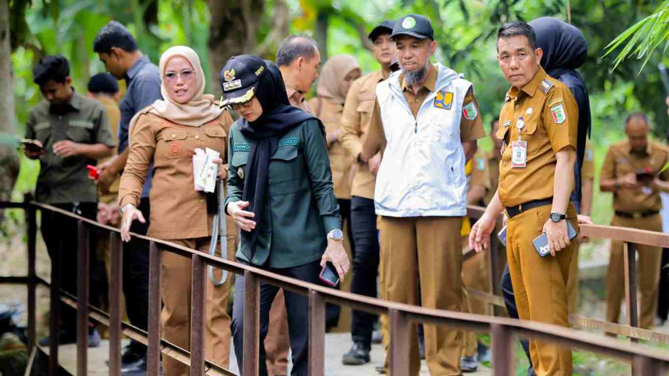Bupati Pesawaran Nanda Tinjau Sejumlah Infrastruktur di Kecamatan Punduh Pedada dan Marga Punduh