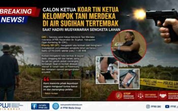 Calon Ketua KTMI OKI Ditembak Saat Mediasi Sengketa Lahan di Air Sugihan