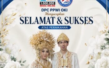 Ketua PPWI OKI M. Abbas Umar Saksikan Pernikahan Abdullah dan Yuni Maryana