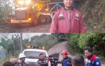 Polsek Pulau Panggung Pastikan Evakuasi Truk Tronton di Leter S Talang Jawa Selesai, Lalu Lintas Kembali Lancar