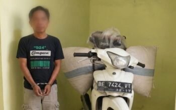 Sebulan Lalu Tinggalkan Motor dan Dua Karung Kopi, Satu Pelaku Ditangkap Polsek Pulau Panggung di Ulu Belu