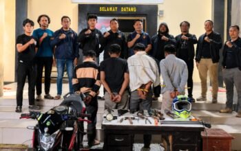 Polsek Pulau Panggung Tetapkan 4 Tersangka Pembobolan Puluhan Warung dan Rumah di Ulu Belu, 4 Pelaku DPO
