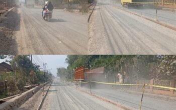 Jalan Provinsi di Preservasi Ruas Kecamatan Kalirejo- Bangunrejo Dikeluhkan: Debu Bikin Sesak, Warga Minta Pengawas PUPR Bertindak