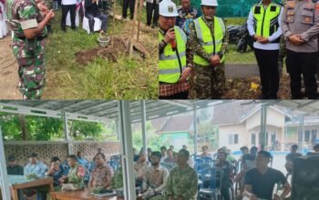 Dandim 0424/Tanggamus Ikuti Groundbreaking Jembatan Perintis Garuda Tahap V dan VI, Dorong Akses dan Pertumbuhan Ekonomi Masyarakat