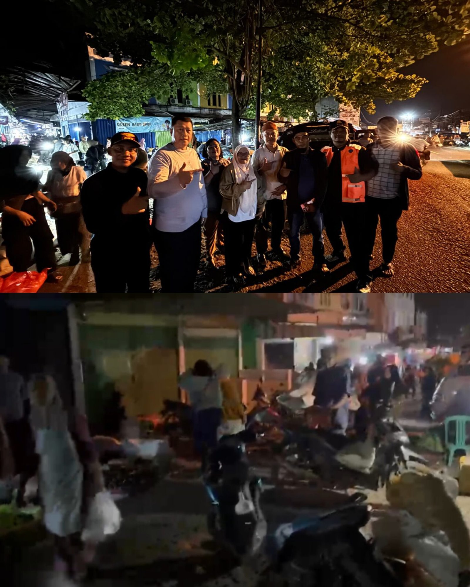 Hari Pertama Penataan Pasar Gisting, Pemkab Tanggamus Klaim 70 Persen Pedagang Sudah Bergeser