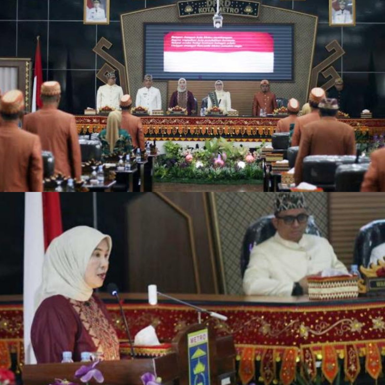DPRD Gelar Paripurna Istimewa Hari Jadi ke-89, Wali Kota Metro Ajak Semua Elemen Perkuat Kolaborasi