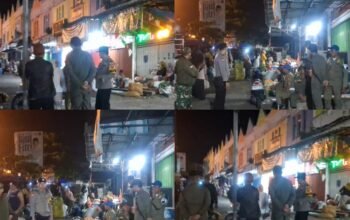 Polsek Talang Padang Kawal Penataan Pasar Gisting, Pedagang Bersedia Pindah ke Dalam Pasar