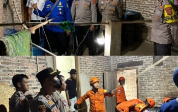 Polsek Pugung Polres Tanggamus Identifikasi Temuan Mayat Dalam Sumur