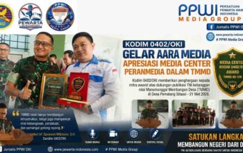 Kodim 0402/OKI Gelar Award Media Center di Makodim OKI, Apresiasi Peran Media dalam TMMD