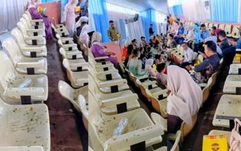 Memalukan GSG Unila Kotor Bak Kandang Kambing, Keluarga Wisudawan yang Hadir Kecewa