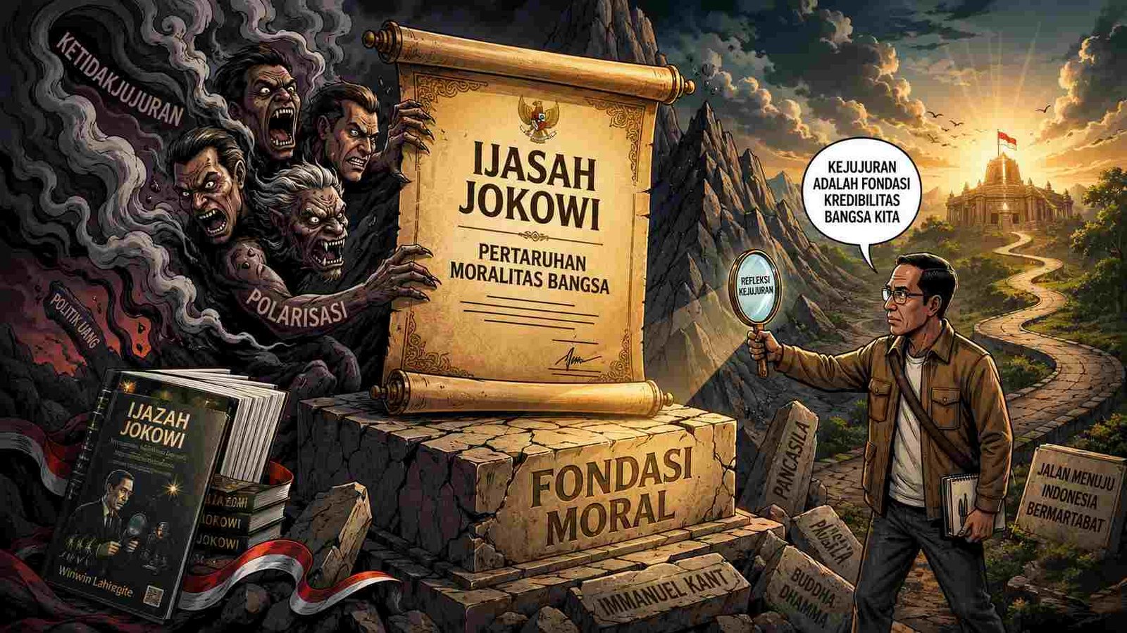 Buku Ijazah Jokowi Soroti Moralitas Bangsa dan Nilai Kejujuran, Wilson Lalengke: Kejujuran Adalah Fondasi Bangsa yang Kuat