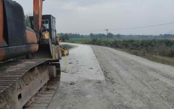 Penantian Puluhan Tahun Berakhir, Pemprov Lampung Mulai Bangun Ruas Jalan Haduyang Ratu Lampung Tengah