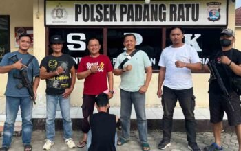 Polsek Padang Ratu Ringkus Pelaku Pencurian Rumah di Anak Tuha Lampung Tengah