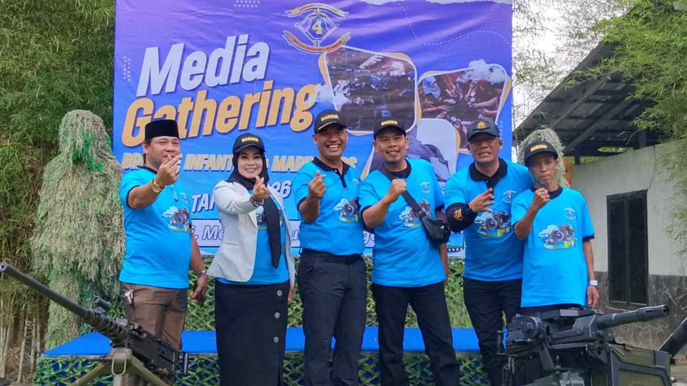 Brigif 4 Marinir/BS Perkuat Sinergi dengan Insan Pers Melalui Media Gathering