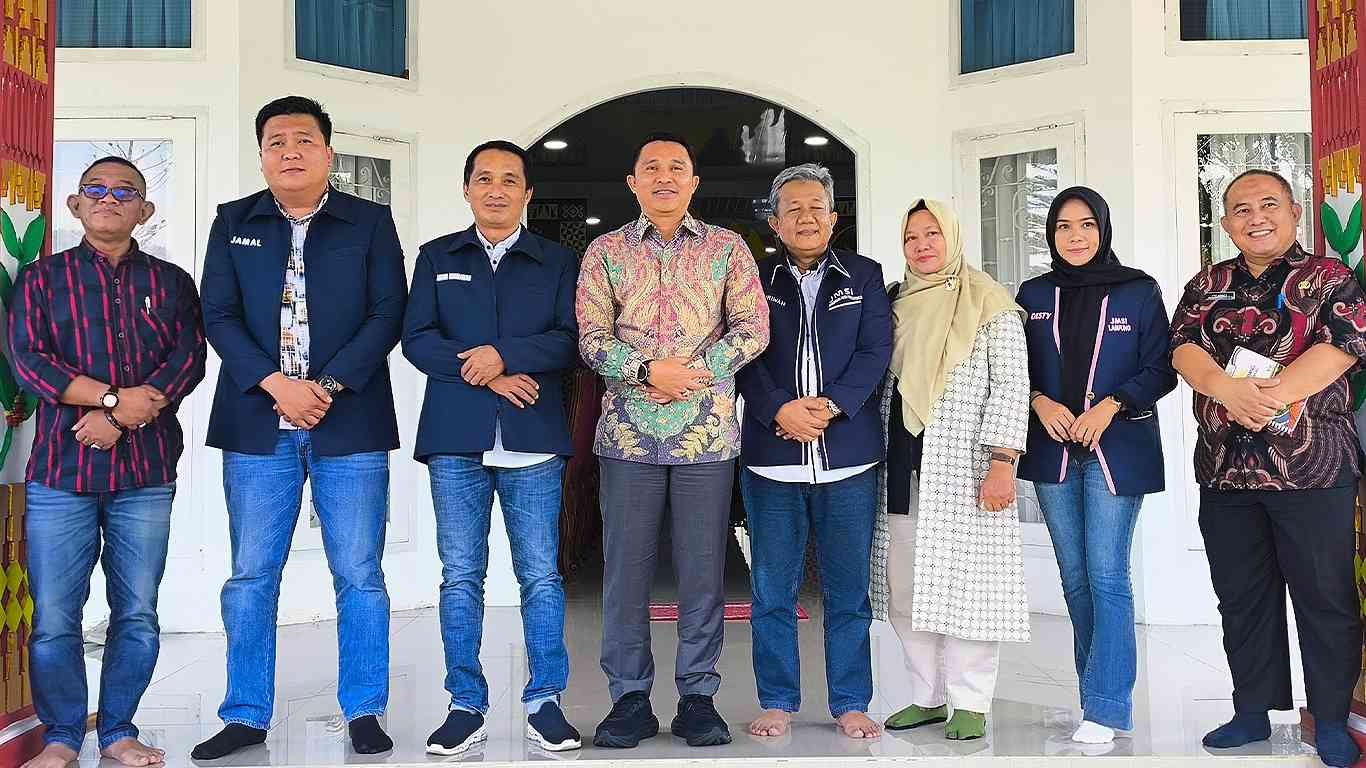 Bupati Parosil Terima Kunjungan JMSI Lampung, Jalin Kolaborasi Strategis