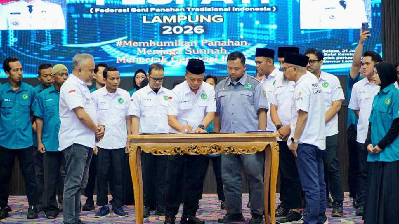 Bupati Pringsewu Riyanto Pamungkas Pimpin FESPATI Lampung Periode 2026–2031