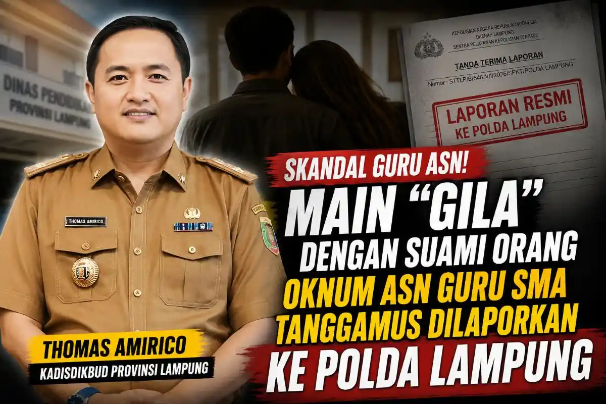 Disdikbud Lampung Usut Kasus Dugaan Perzinahan Oknum Guru SMAN 2 Kota Agung