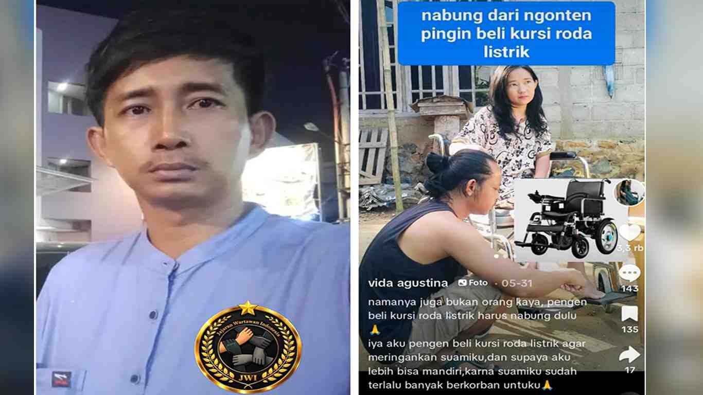 JWI Lampung Minta Pemkab Lampung Selatan Bantu Kursi Roda untuk Vida Agustina