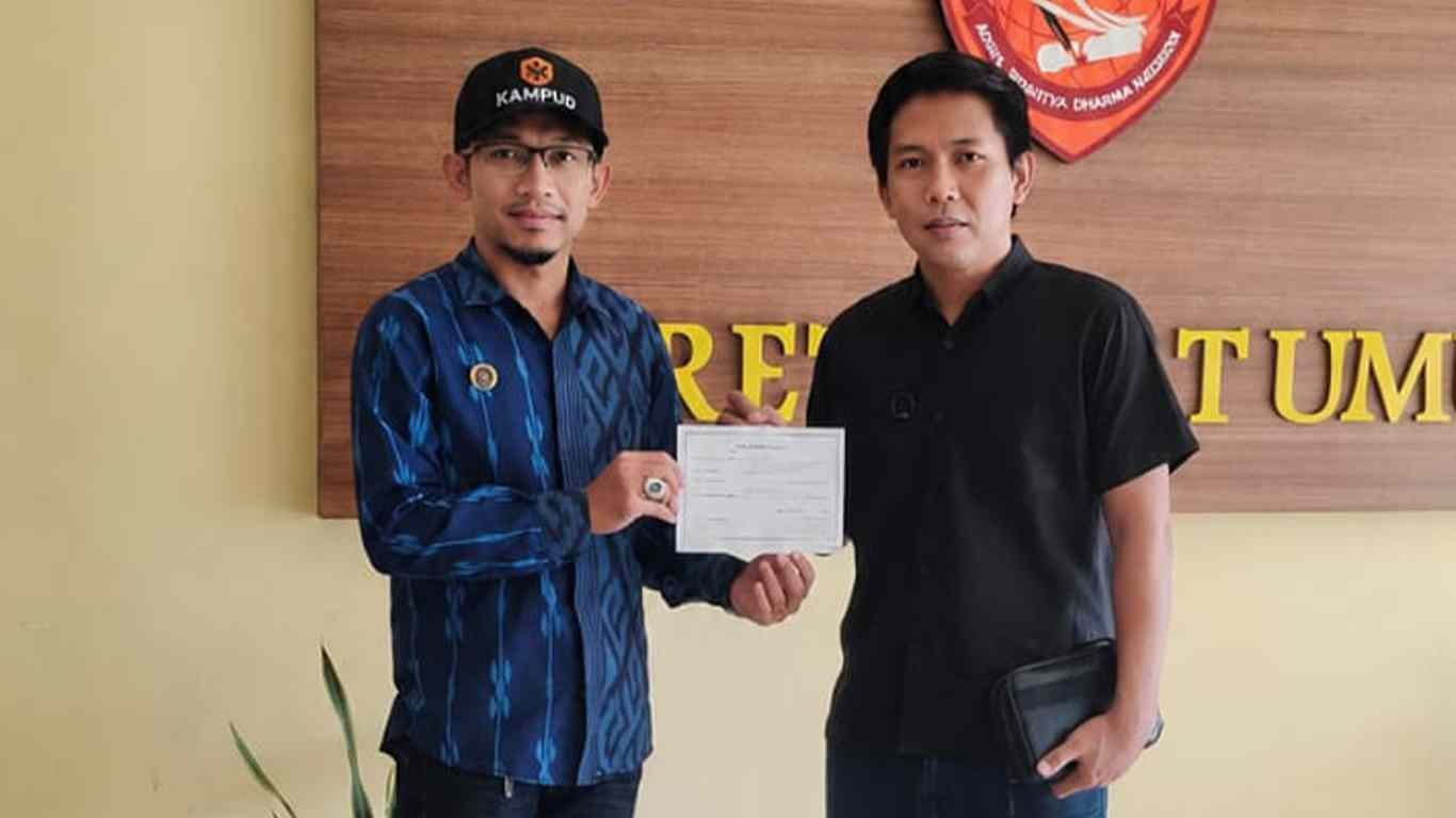 KAMPUD Laporkan Dugaan Pelanggaran Pelayanan Publik Kepala BPN Bandar Lampung ke Polda Lampung