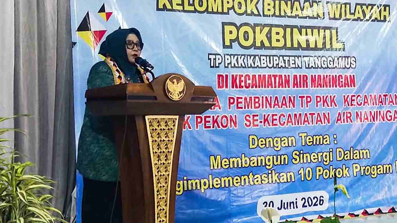 Ketua PKK Tanggamus Soroti Kondisi Kawasan Waduk Batutegi yang Terbengkalai