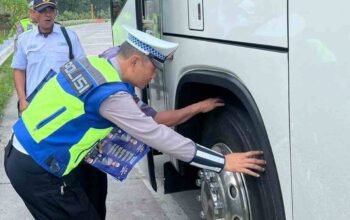Libur Sekolah 2026, Ditlantas Polda Lampung Perketat Ramp Check Bus AKAP, AKDP, dan Pariwisata