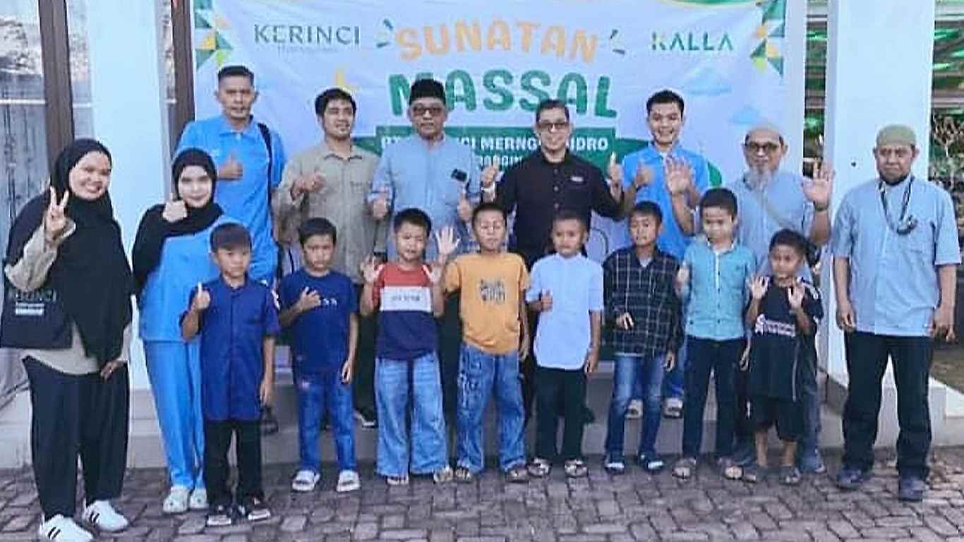 PT Kerinci Merangin Hidro Gelar Khitan Massal Gratis untuk Warga Batang Merangin