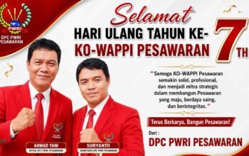 HUT ke-7 KO-WAPPI, PWRI Pesawaran Ajak Insan Pers Perkuat Solidaritas