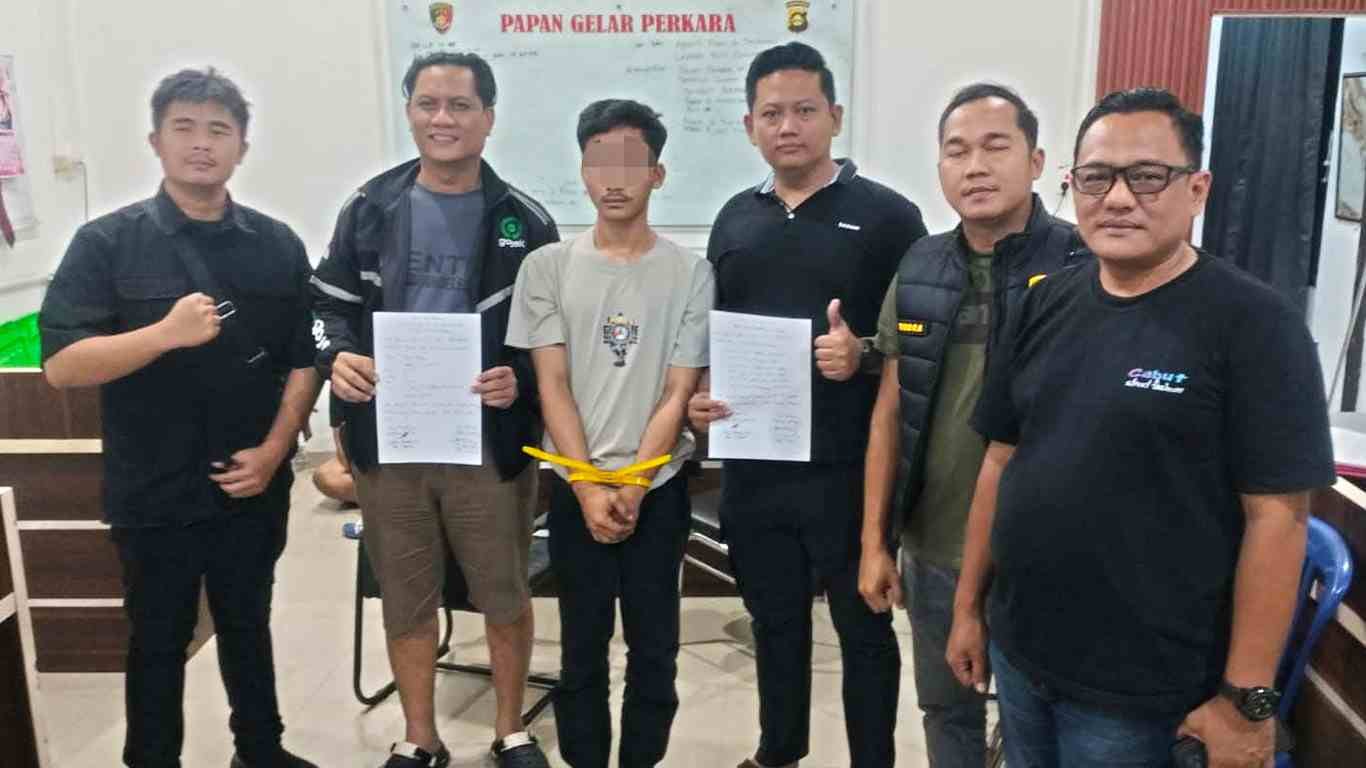 Pelarian Berakhir, Pelaku Pembacokan di Jati Agung Ditangkap Saat Kabur ke Sumatera Selatan