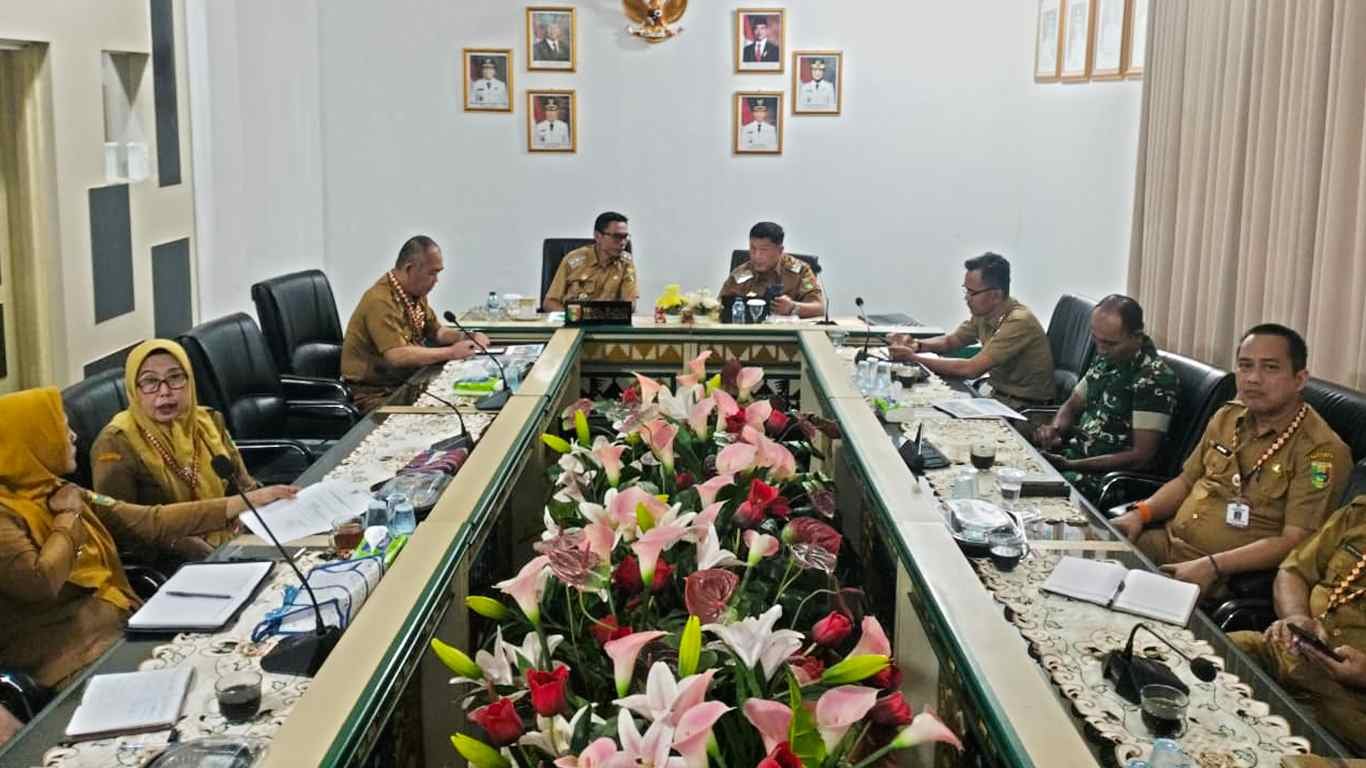 Pemkab Tanggamus Bahas Pengendalian Inflasi dan Evaluasi Program 3 Juta Rumah