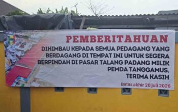 Pemkab Tanggamus Intensifkan Sosialisasi Penataan Pasar Talang Padang, Pedagang Ditawarkan Gratis Sewa Los Enam Bulan