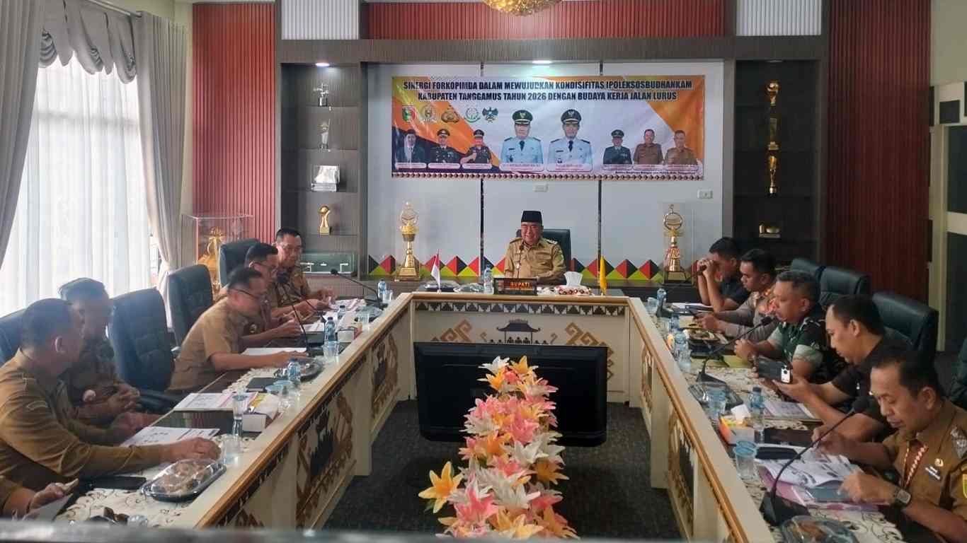 Pemkab Tanggamus Perkuat Sinergi Forkopimda Jaga Kondusivitas Daerah Tahun 2026