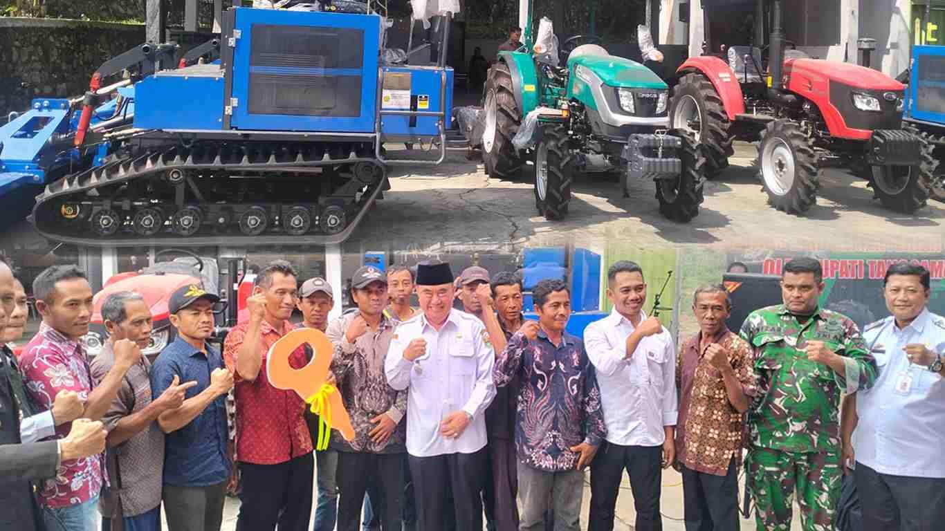 Pemkab Tanggamus Serahkan Bantuan Alsintan untuk Tingkatkan Produktivitas Petani