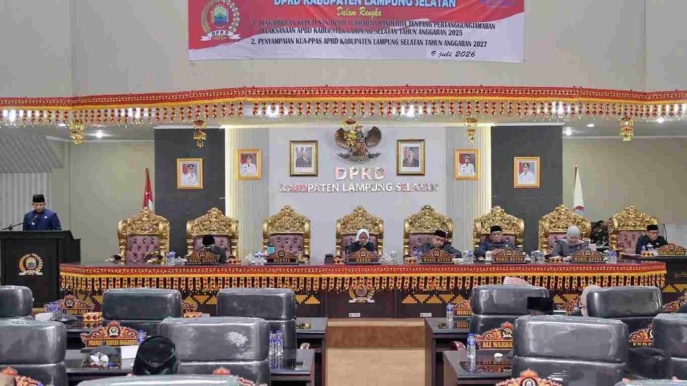 Pemkab dan DPRD Lampung Selatan Sepakati Raperda Pertanggungjawaban APBD 2025