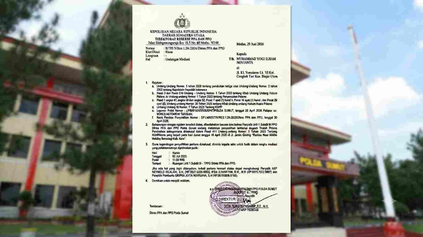 Polda Sumut Jadwalkan Mediasi Kasus Dugaan Perzinahan di Kabupaten Karo