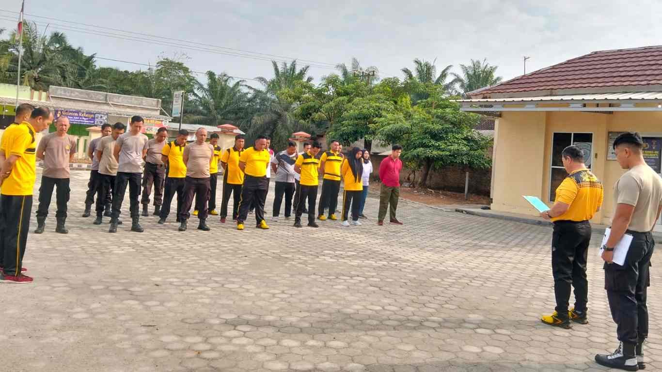 Polsek Padang Ratu Perkuat Kesiapsiagaan Personel, Patroli Kamtibmas Jadi Perhatian