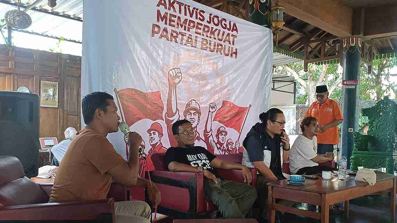 Puluhan Aktivis di Yogyakarta Nyatakan Dukungan Perkuat Struktur Partai Buruh