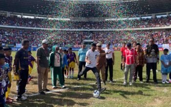 Wakil Bupati Tanggamus Resmi Buka Kompetisi Sepak Bola U-12 Tahun 2026