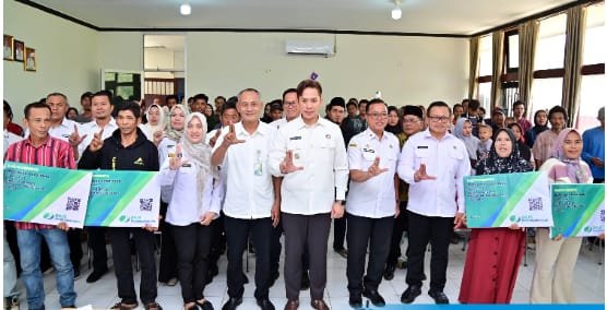 Pemkab Lampung Selatan Berikan Perlindungan BPJS Ketenagakerjaan bagi Pekerja Rentan