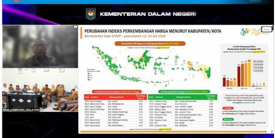 TPID Lampung Selatan Perkuat Pengendalian Inflasi dan Stabilitas Harga Pangan
