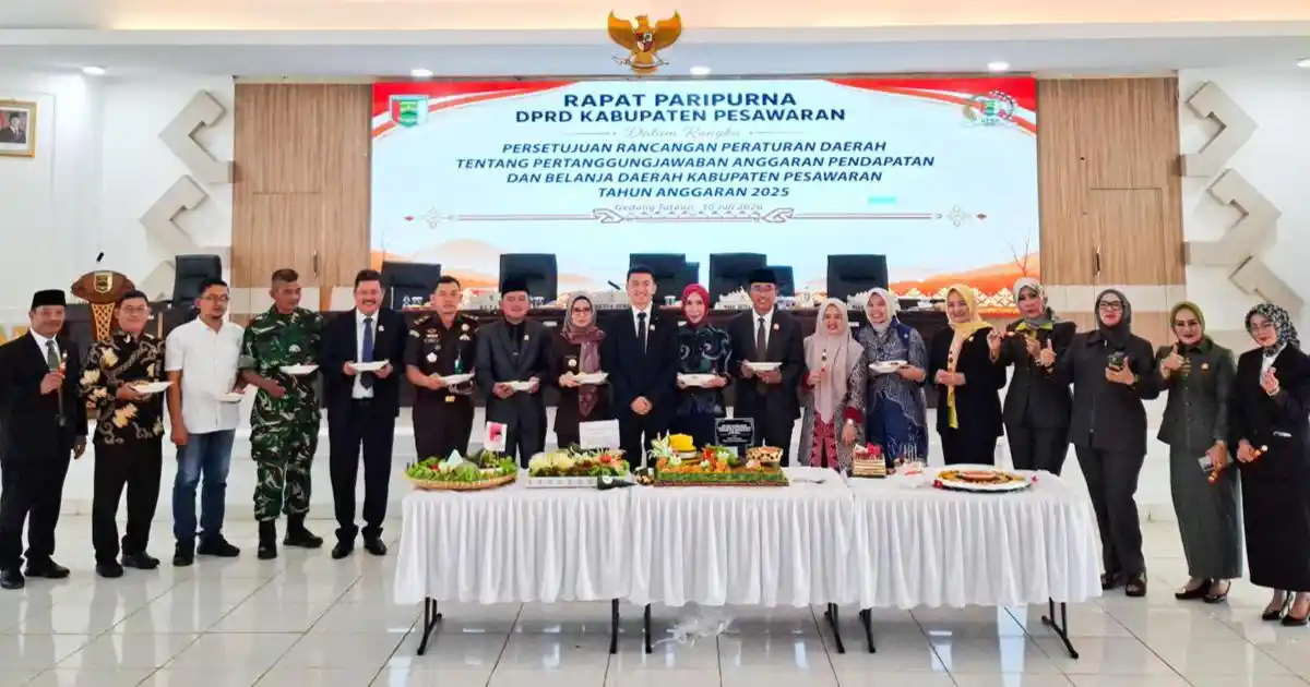 DPRD Pesawaran Setujui Ranperda Pertanggungjawaban APBD 2025