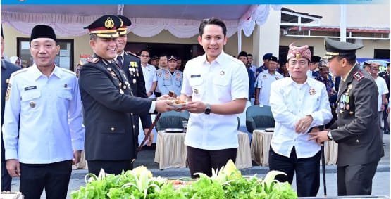 Bupati Egi Hadiri HUT ke-80 Bhayangkara, Polres Lampung Selatan Perkuat Komitmen Pelayanan Humanis